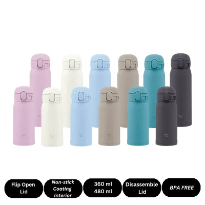 One Touch Open Vacuum Bottle 360/480 ml, SM-WS