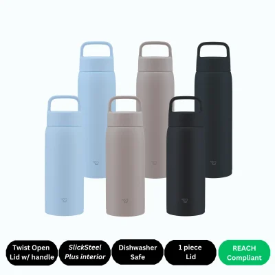 Twist Open bottle with Slicksteel interior, 800/1000 ml, SU-DA