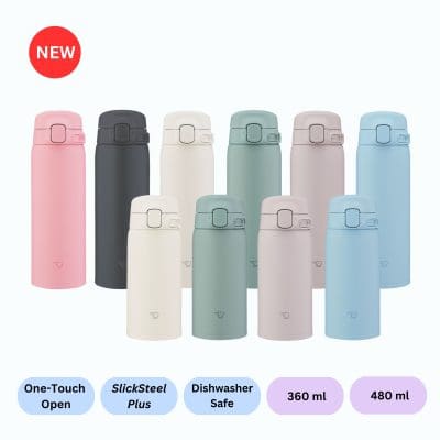 One-Touch Open Slicksteel Vacuum Bottle, SU-BA